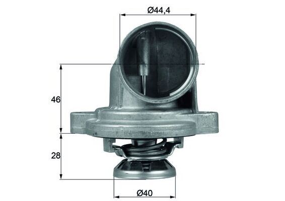 BSG 60-125-028 Termostat  638 Vito 108-110