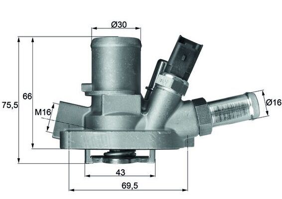 Termostat 88 °C Fiat Linea Müşürlü 1.4