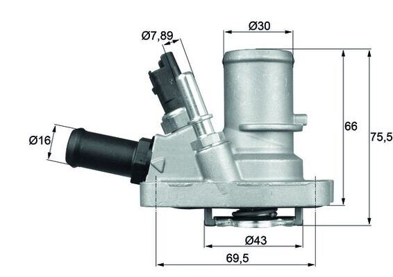 MİTA.04325241 Termostat Müşürsüz Albea 1.4   121