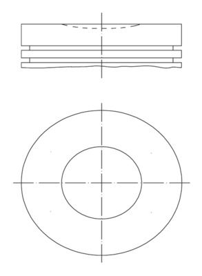 MAHLE 0401603 Motor Piston Segman 0.60 P206-P307-P406-P407-P607-Expert-C4-C5 2.0 16v Ew10j4-Dew10j4 85.60mm
