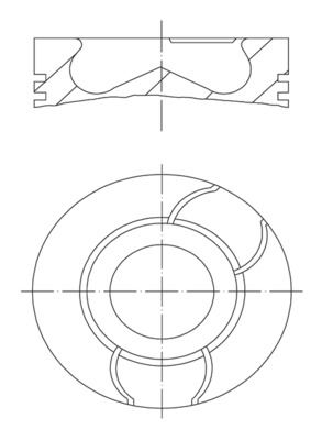 MAHLE 0400310 Piston Segman Fiesta/Fusion/Bibper/Memo/C2/C3/206/307 1.4 Tdci/Hdi 68 Ps Dv4 Euro 4 Std -0.20 Kis A Çap: 73.7 Mm