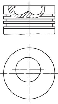 YEN-3687-060 Piston Segman 0.60 Daily Master 93.6 Mm