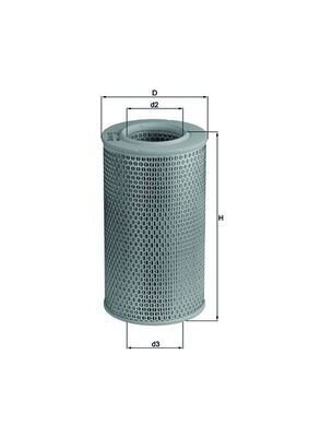 MAHLE LX611 Hava Filtresi Boxer-Jumper-Ducato 94-02 1.9tdi-2.5td-2.0i-2.8d-2.8hdi-2.8tdi-2.8jtd
