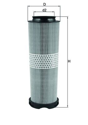 MAHLE LX1020 Hava Filtresi Mercedes Om646 W204 S203 Cl203 C209