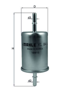 MAHLE KL84 Yakit Filtresi Brava-Bravo-Marea-Punto-Tmpr-Ducato-Astra G-Combo-Corsa B-C-Meriva-Omega-Cordoba-Ibiz