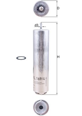 MANN WK 5002 Yakit Filtresi  E81-E82-E87-E88-E46-E90-E92-E93-E60-E61-E63-E64-E65-E66-F06-F07-F10-F11-F12-F13-