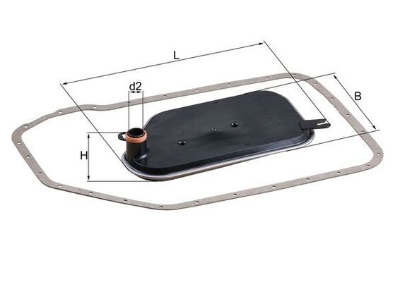 MAHLE HX84D Hidrolik Filtre Takimi Passat-A4-A6 97-05 -Skoda Superb 02-05 Zf5hp19fl Otomatik Şanzuman