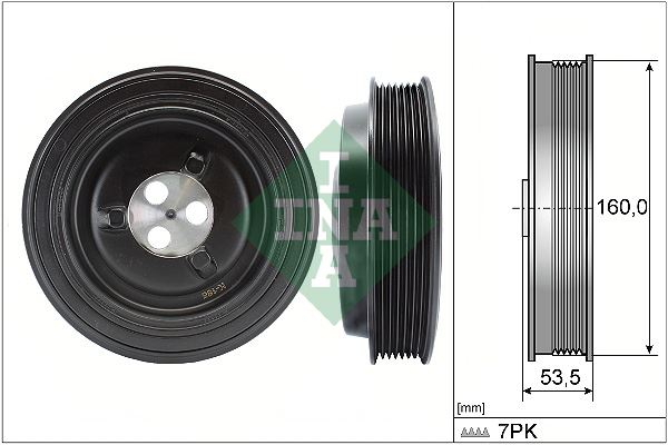 INA-544013210 Krank Kasnagi 7 Kanalli (Ford  Transit 2.4tdci V347 06-)
