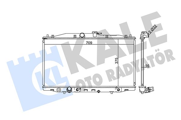 MGA-80374 Su Radyatoru Brazing Honda Accord 03-08 (At)