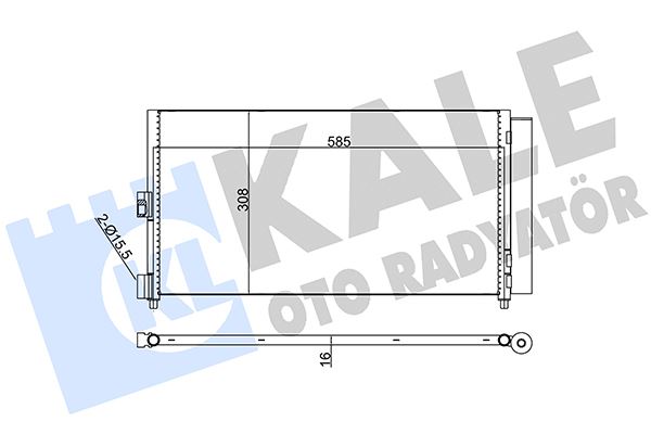 KALE 386000 Klima Radyatörü Kondenser Fiat Doblo 01>Idea 04>Punto 03> Lancia Ypsilon 06>11 1.2 1.3jtd 1.4 1.9jtd