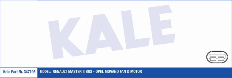 SEGEREKS.59644 Fan Motoru Davlumbazli Master Ii Movano Ii 12v   4 2.5 Dci-3.0 Dci (G9u-Zd3) 2.5 Dti-Cdti-3.0 Dti (G9u-Zd3)