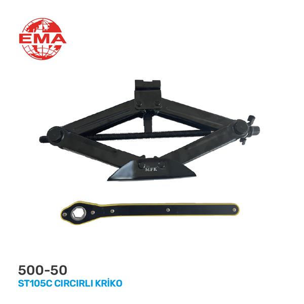 EMA 500-50 St105c Araba Krikosu Circir Kollu Makas Tipli / Akordiyon Dar Taban