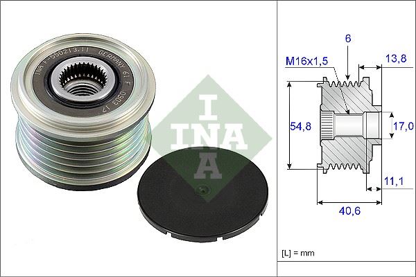PARS PRS-SH-010210 Alternatör Kasnak Rulmanli Clio Iii-Kng-Mgn Ii-Modus-Scenic-Twng-Note-Micra-Qashqai 1.5 Dci Wai-91 296 / Wut-91296
