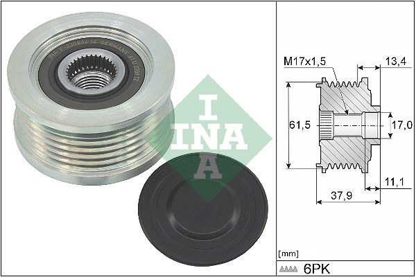 INA 535002310 Alternatör Rulmanli Kasnak Marea/Bravo/Punto/Doblo1.9