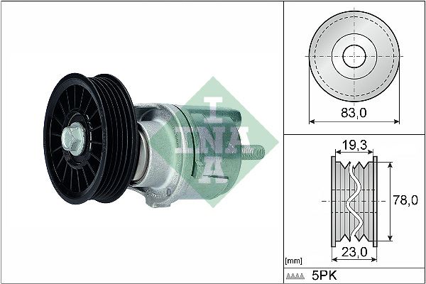 INA 534018510 Alternatör Gergi Rulmani Gergi Kütüğü Passat-A4-A6 1.9 Tdi Afn-Avg-Ahu