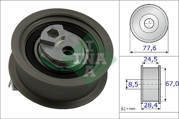 INA 531085110 Eksantrik Gergi Rulmani Passat-A3-A4 2.0 Fsi Blr-Bvy-Bvz
