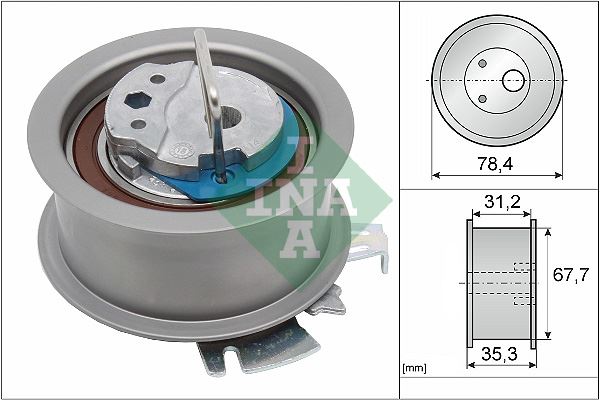 INA 531056530 Eksantrik Gergi Rulmani Polo-Caddy-T5-Golf5-Passat-A3-Leon 1.4-1.9 Tdi Amf-Avf-Axb-Bjb-Bkc-Bls-Bnm