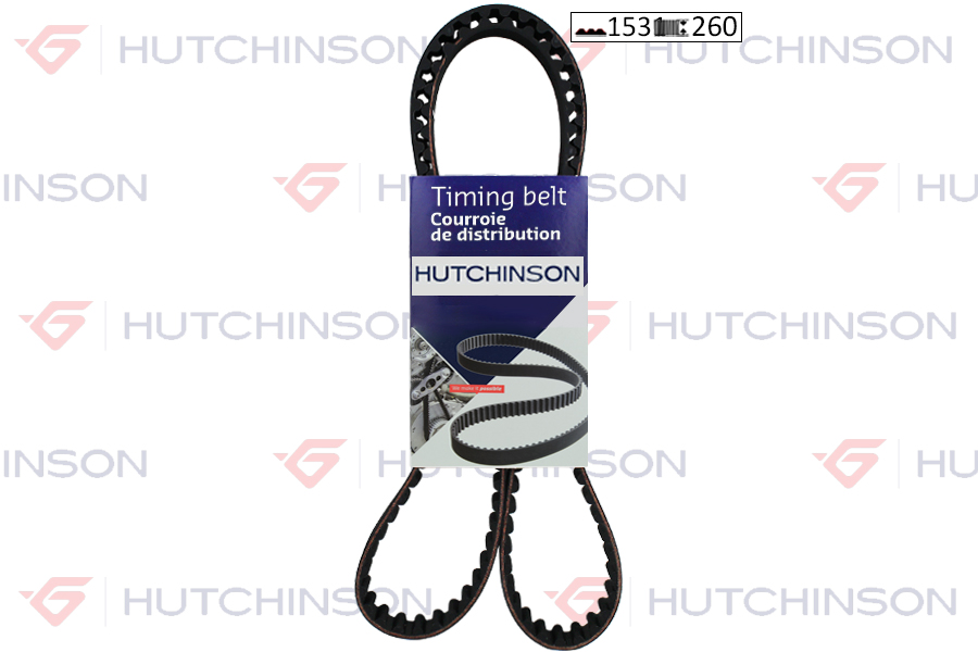 HUTCHINSON 153HTDP26 Triger Kayişi 153x260 Mgn-Lgn 1.8 Gd153h9.5p260ii Ct940