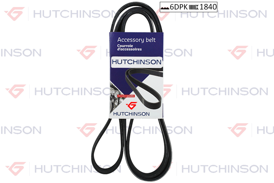 HUTCHINSON 6DPK1840 1840 Kdf 6 Kanalli Kayiş Volvo C70 S40 S60 S70 S80 V40 V70 V70xc Xc70 Xc90 68432d