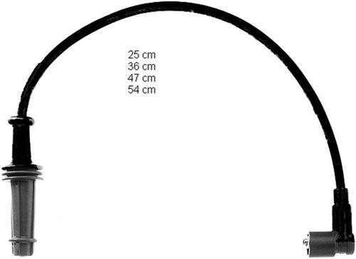 HELLUX HBK.3288 Buji Kablosu Takimi Peugeot P106-P306-P405-Partner Citroen Berlingo-Xsara-Saxo-Zx-Bx-Ax-C15 1.1 Tu1 1.3 Tu2 1.4 Tu3 1.6 Tu5