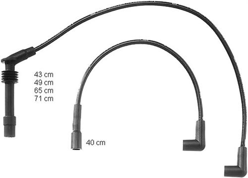 TSP-C118 Performans Silikon Buji Kablosu ( Opel   Astra F C16nz/X16szr 1.6 8v 92-01 )