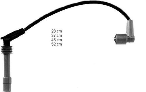 HELLUX HBK.3239 Buji Kablosu Takimi Opel Corsa B-Combo B-Astra F 93>00 1.2-1.4i C12nz-X12sz-14nz-X14sz