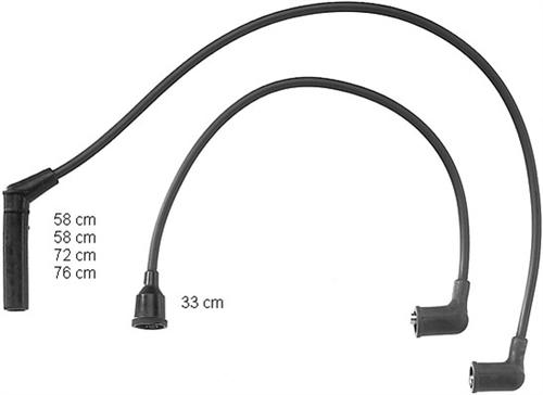 HELLUX HBK.3188 X Buji Kablosu Excel 1.5 90-94 - Lancer 1.5 90-92