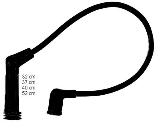 HELLUX HBK.3183 Buji Kablosu Hyundai Accent 1.5l G4ek 95-00 1.3l G4ea Enjeksiyonlu 01-> / Getz 1.3l G4ea 03-05 / Ato S 1.0l 1.1l 06->