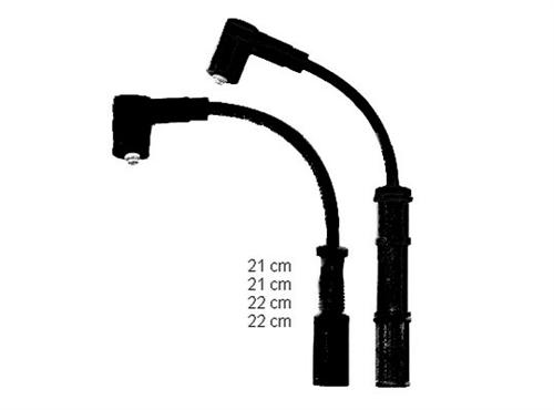 HELLUX HBK.3168 Buji Kablosu Albea Sole-Palio Sole 1.4 8v-Doblo 119 -Doblo Kargo 223 1.4ie-Grande Punto 1.2