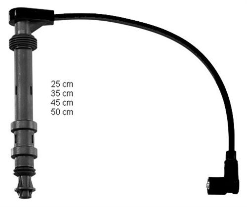 HELLUX HBK.3162 Buji Kablosu Palio 96-01 -Albea 02 > 1.6 16v-Marea-Brava-Bravo 1.6 Dohc 97 >
