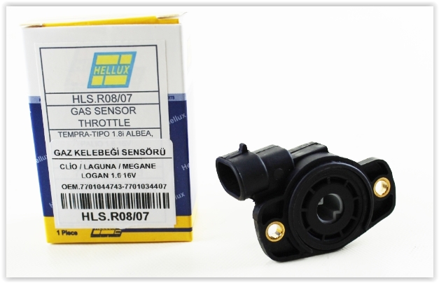 HELLUX HLS.R08.07 Gaz Kelebek Sensörü Palio-Marea 1.6 16v-Clio Ii-Megane 1.4-1.6