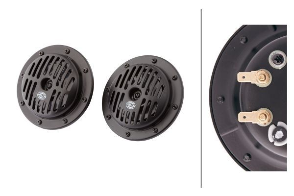 HELLA 3CB004811042 Korna 12v Süper Ton Set Korna 310-380 Hz