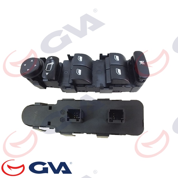 GVA 8050010 Cam Açma Anahtari Citroen C4 Sol 04-11 Dörtlü- Ayna Ayarli Çerçevesiz