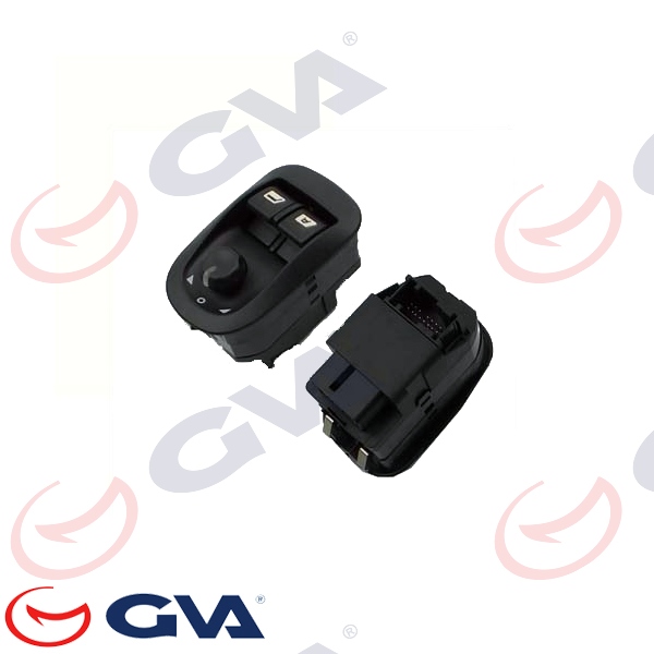 GVA 8043005 Cam Açma Anahtari Sol Peugeot 206-Partner 98-07 Çiftli-Çerçeveli - Ayna Ayarli