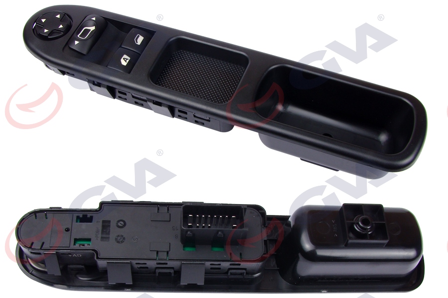 GVA 8043003 Cam Açma Anahtari Sol Peugeot 207 07-13 Çiftli Ayna Ayarli Çerçeveli