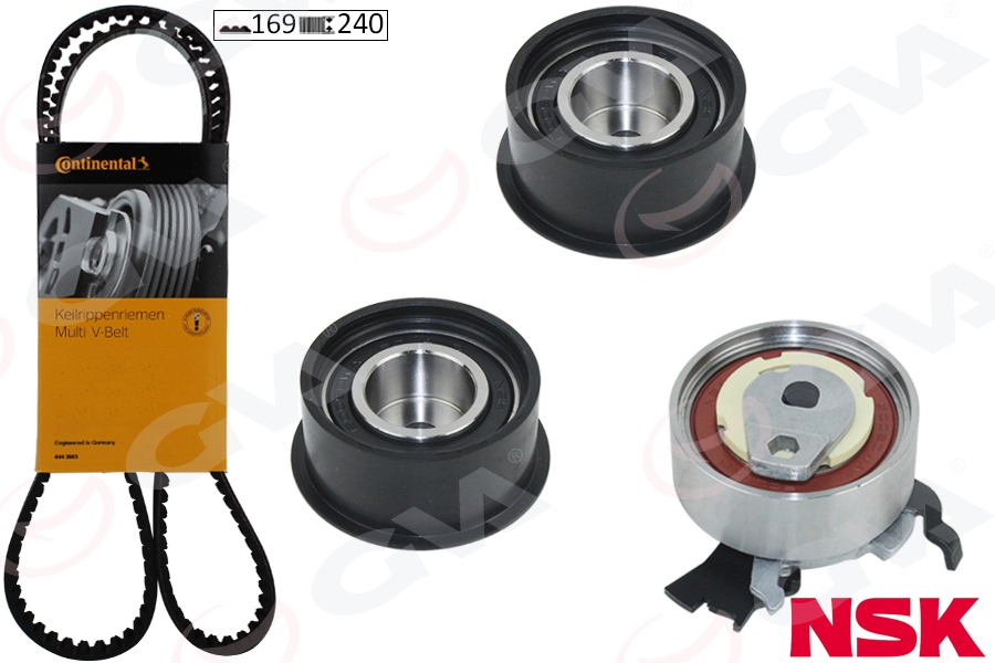 GVA 59T9054 Eksantrik Gergi Kiti 169x240 Vectra B 96-02 -Omega B 94-99 Astra F-Vectra A 94>96 Calibra <97 1.8i-2.0i 16v X20xev-X18xe Chevrolet Lacetti-Epica-Evenda 2.0 16v Lda-L88