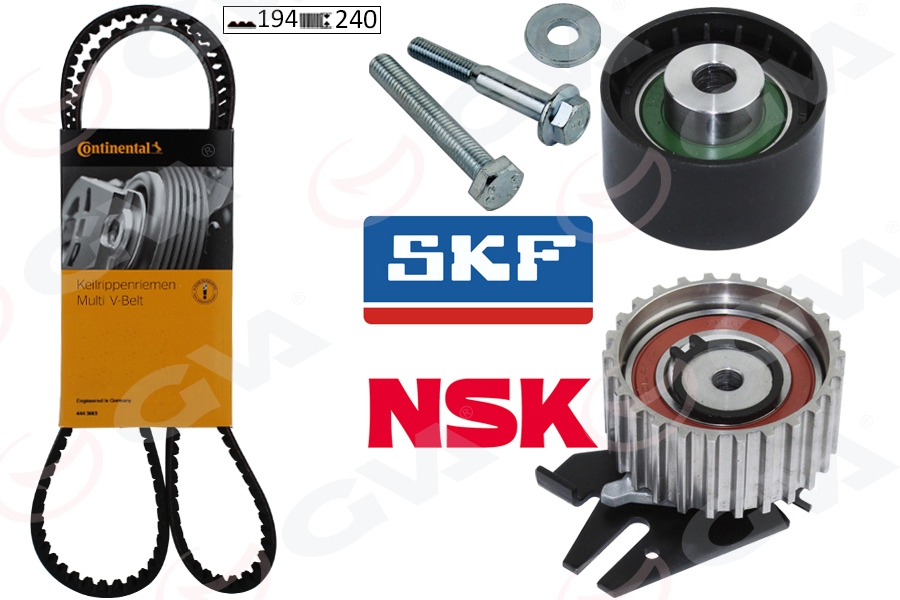 GVA 59T2918 Triger Seti 194x240 Fiat Egea 15> Linea 09> Doblo Iii 10> Bravo Ii 07>14 500 L-X 12> Alfa Romeo Gi Ulietta 10> Mito 08>15 Jeep Renegade 14> Opel Combo 12> Suzuki Sx4 S-Cross 13> Vitara 15>1.6d Mtj