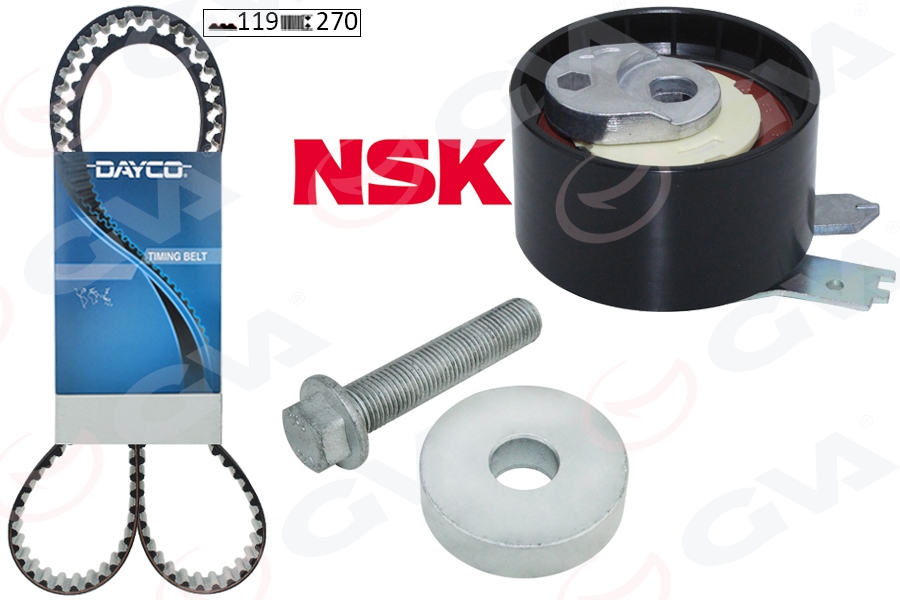 GVA 59T1420 Triger Seti Renault Clio Iv 12> Symbol Iii 13> Fluence 09> Megane Iv 15> Dacia Sandero Ii 12> Duster 10> Mercedes Om607 W176 W246 C117 W415 X156 . Nissan Qashqai Ii 13> Juke 10> 1.5 Dci K9k Euro 5 119