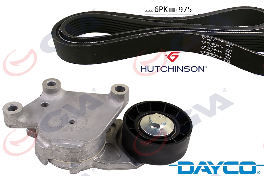 GVA 59A4321OE Alternatör Gergi Kiti P206-P307-P1007-C3-C4-Fiesta-Focusii-Cmax-Fusion 1.4-1.6 Tdi-Hdi Ac