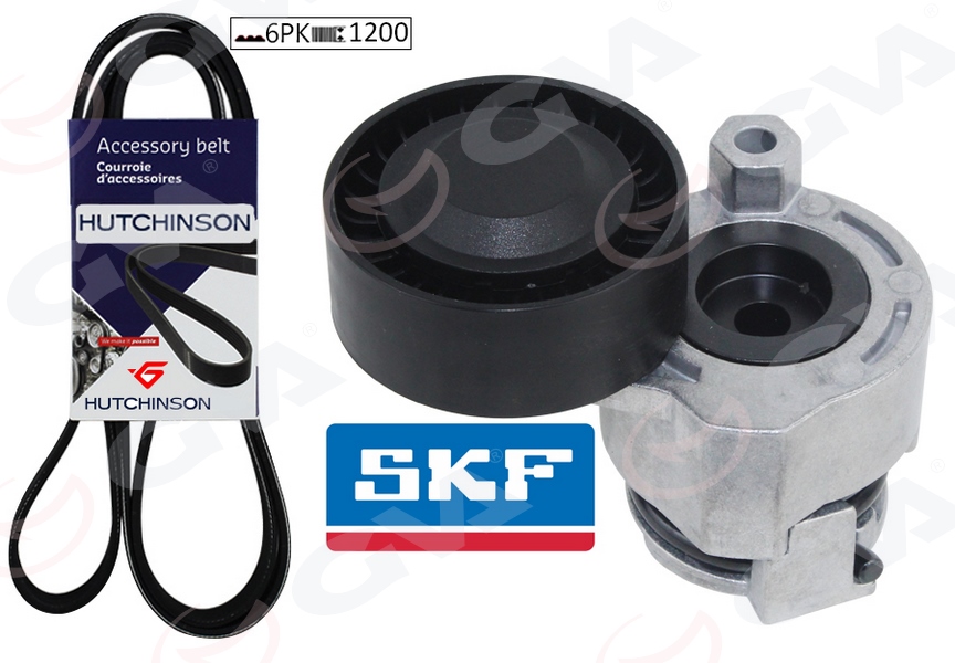 GVA 59A1110 Alternatör Gergi Kiti Kutuklu Clio Ii 01>06 Fluence 10>Laguna Iii 07>15megane Ii 02>08megane Iii 08> Juke F15 10>Duster 10>Sandero Ii 12> Dokker 12> 1.4 K4j 1.5 Dci K9k 1.6 K4m K026pk1203