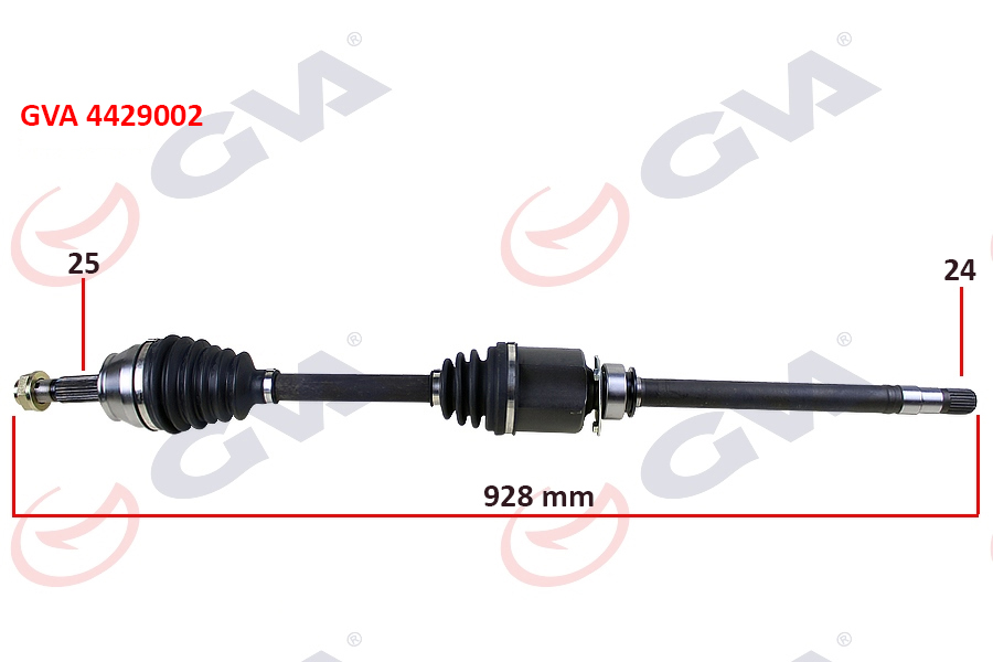 MGA-70400 Aks Sag ( Fiat   Albea Doblo 1.9 Jtd 1.3 Mjtd 05-Mil Kovan Rulman Uzerinde )