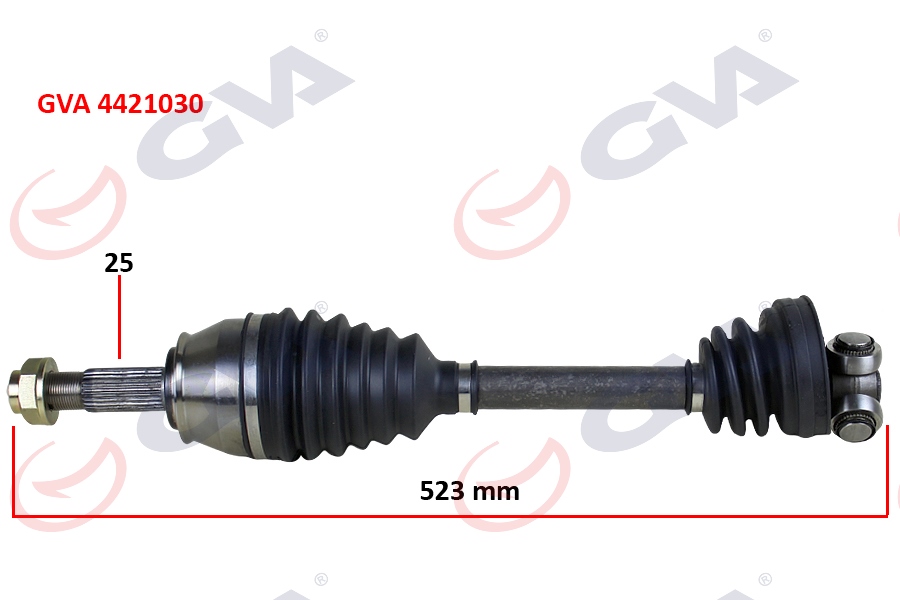 FI-8023 Komple Aks Sag On Fiat Albea 1.3 Mjt Uzunluk 928mm 2007-