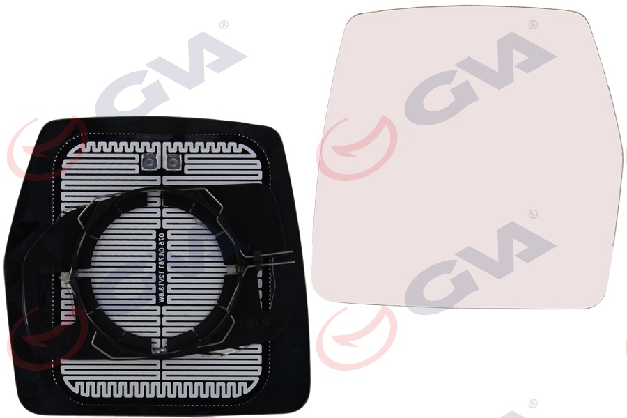 GVA 1129820 Ayna Cami Sol Scudo-Expert-Jumpy 96-07 Isitmali Konveks