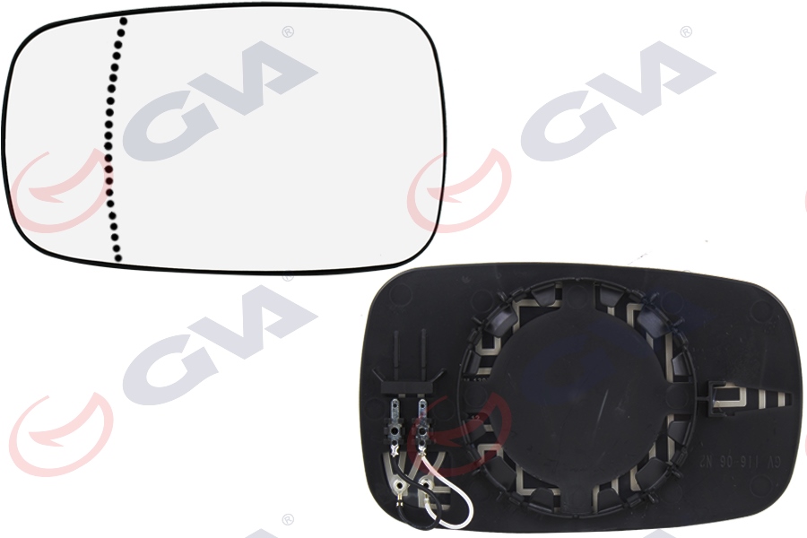 MGA-99143 Ayna Cami Sag Sol Isitmali Asferik  ( Renault  Clio Iii Megane Ii Scenic Iii 05 -  )