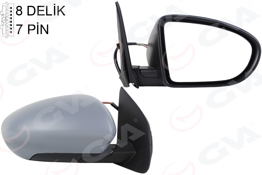 VIE-VM4011EBHR Dis Ayna Sag-(Elk.-Katl.-Istm.-Ast.-7fisli)-(Nissan  Qashqai 09/12 )