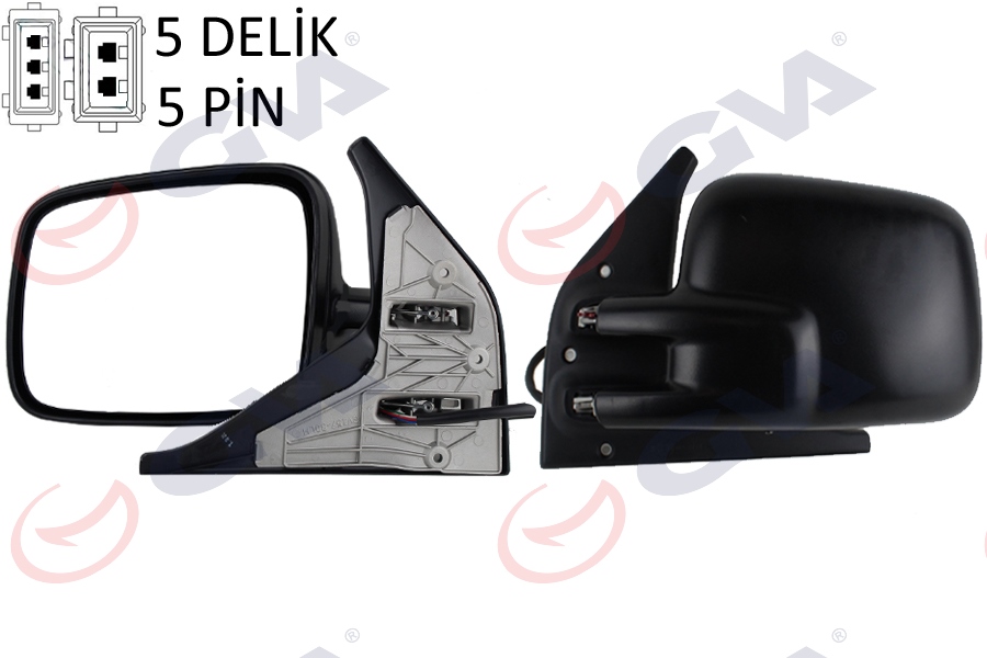 GVA 1075506 Diş Dikiz Aynasi Sol Transporter T4 96> Elektrikli Isitmali Konveks Vm-186ehl