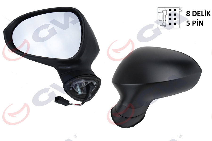 6139803 Dis Dikiz Aynasi Sol Elektrikli Isitmali Astarli 5 Pin Seat Ibiza Iv (6j5) 2010-