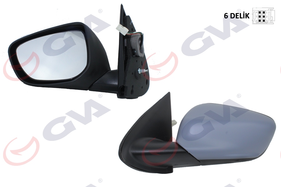 GVA 1043383 Diş Dikiz Aynasi Sol C-Elysee-301 13> Elektrikli Isitmali Astarli Konveks 5 Fiş Vm-512ehpsr