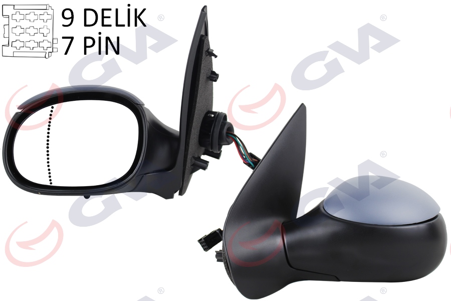 ART M0122033 Ayna   Peugeot   206   Elektrikli Isitmali Kör Noktali Sol   1998  2003
