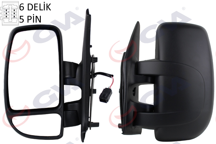 GVA 1019241 Diş Dikiz Aynasi Sol Master Ii 01> Movano 04> Elektrikli Isitmali Konveks 5 Fiş Vm-969ehl 5 Fiş Vm-969ehl